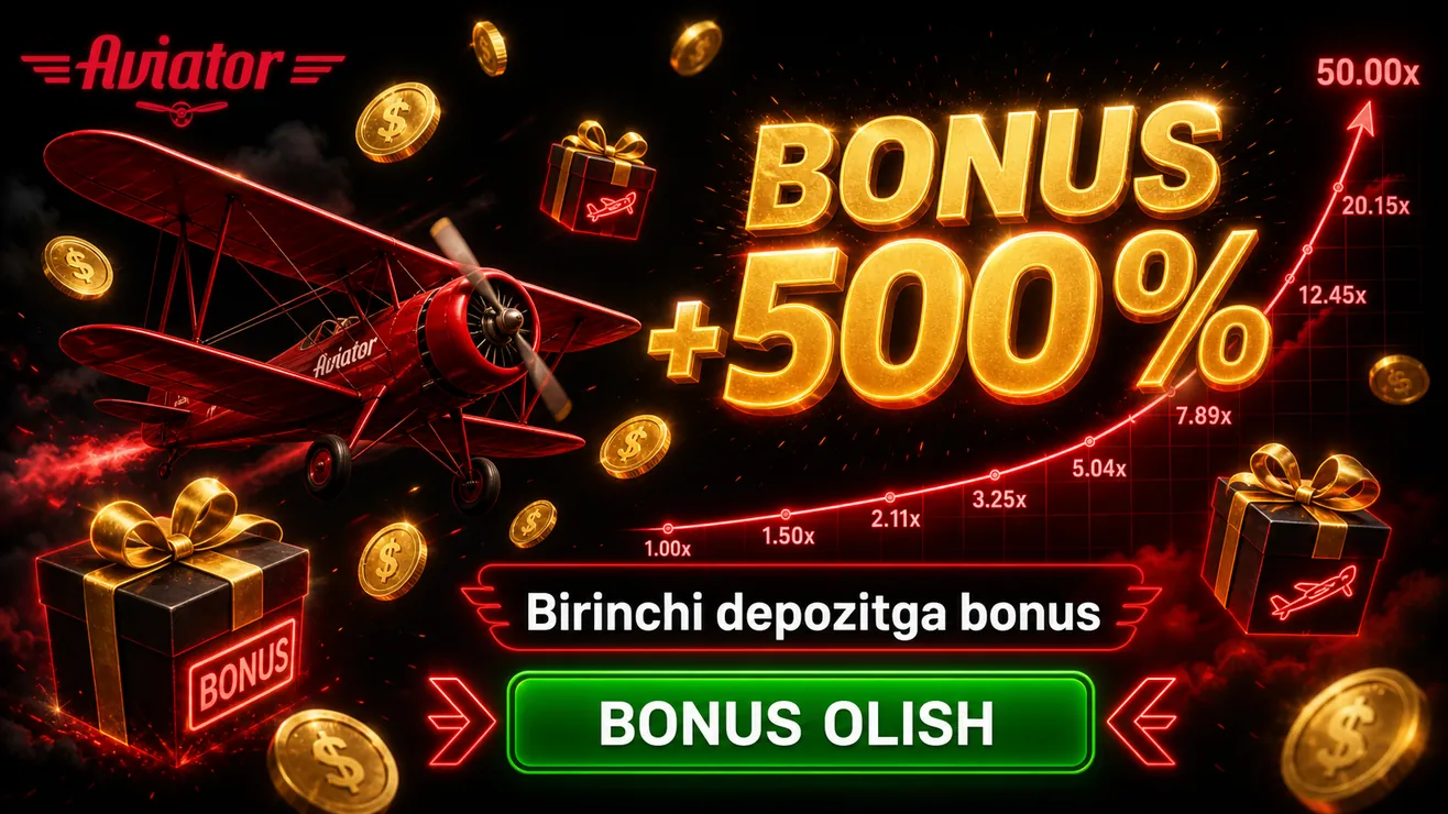 Aviator kazino bonuslari va promo kodlar taqqoslash 2026
